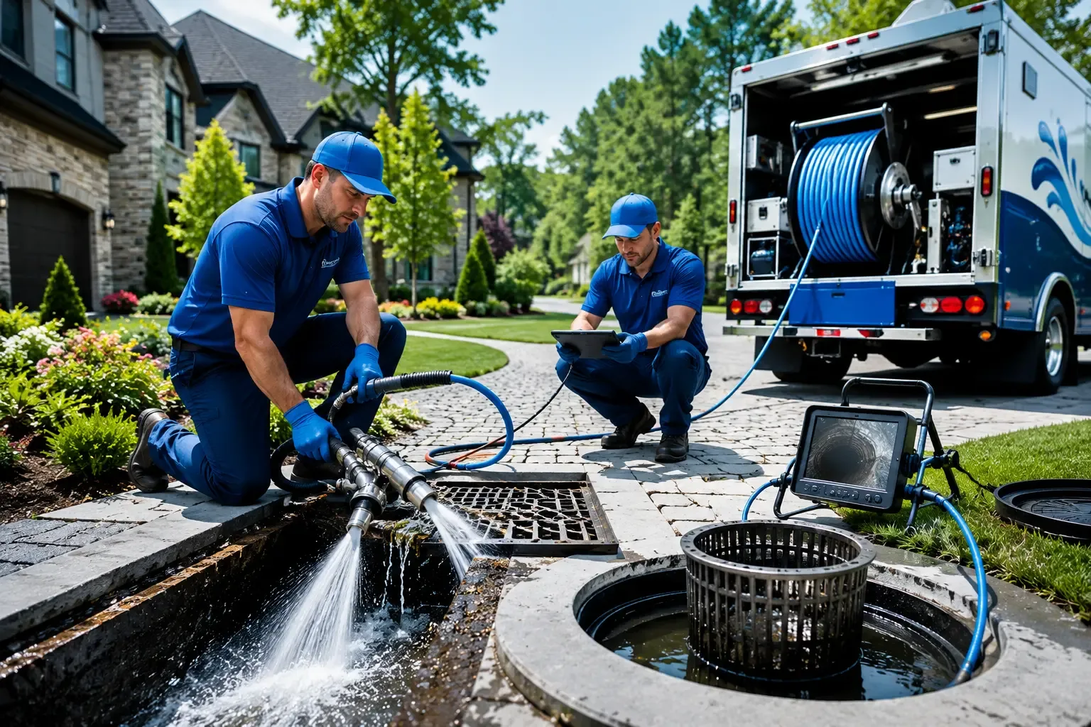Local outdoor drain cleaning professionals in Cobb, WI