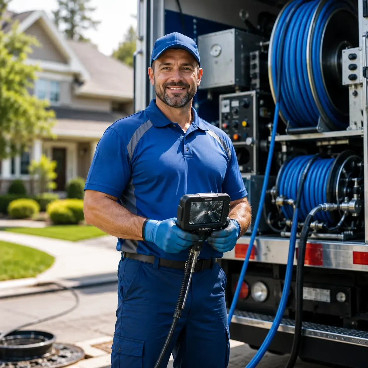 Local outdoor drain cleaning specialists in Cobb, WI